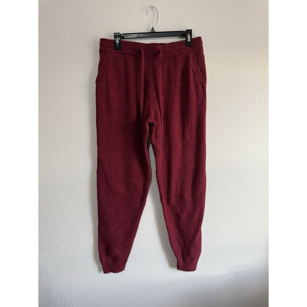 Women’s Red Pajama Joggers Red Size Large